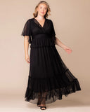 Graceful Tiered Mesh Gown