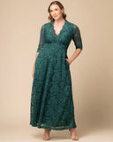 Maria Lace Evening Gown