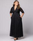 Maria Lace Evening Gown