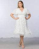 Pretty Petals Mesh Cocktail Dress