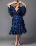 Pretty Petals Mesh Cocktail Dress