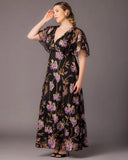 Embroidered Elegance Evening Gown