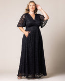 Luminous Sequin Lace Long Gown