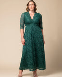 Maria Lace Evening Gown