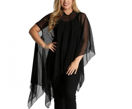 InstantFigure Mesh InstaWrap Shawl
