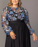 Eternal Embroidered Evening Gown