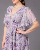 Florence Flutter Sleeve Floral Dress