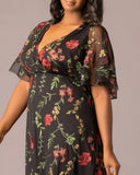 Embroidered Elegance Evening Gown