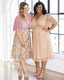 Lillian Embroidered Cocktail Dress