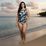 InstantFigure Succulent High Neck Swimsuit