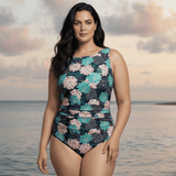 InstantFigure Succulent High Neck Swimsuit