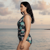 InstantFigure Succulent High Neck Swimsuit