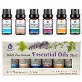 Pursonic 6 Pack Pure Essential Aromatherapy Oils Blends