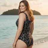 InstantFigure Feathers Tankini Top