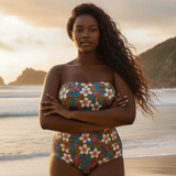 InstantFigure Hawaii Bandeau Swimsuit