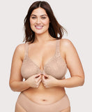 Front-Closure Stretch Lace WonderWire Bra
