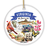 Virginia State Ornament