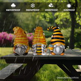 Set of Three Bee Gnome Figurines