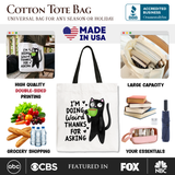 Doing Weird Canvas Tote Bag