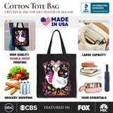 Teacher Goose Canvas Tote Bag