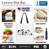 Teacher Ghost Halloween Tote Bag