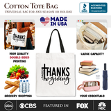 Happy Thanksgiving Canvas Tote Bag