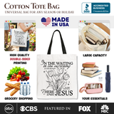 There Was Jesus Canvas Tote Bag