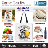 Lemon Squeezy Raccoon Tote Bag