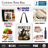 Momster Canvas Tote Bag
