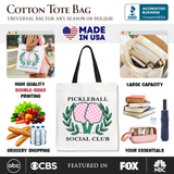 Pickleball Social Club Tote Bag