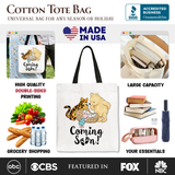 Coming Soon Canvas Tote Bag