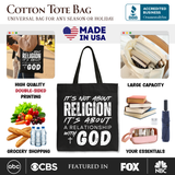 Relationship With God Canvas Tote Bag