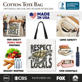 Respect the Locals Turtles Tote Bag