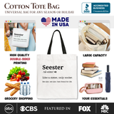 Seester Definition Canvas Tote Bag