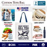 Makes You Stronger Canvas Tote Bag