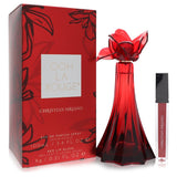 Christian Siriano Ooh La Rouge by Christian Siriano Eau De Parfum Spray + 0.21 Oz Red Lip Gloss 3.4 Oz for Women