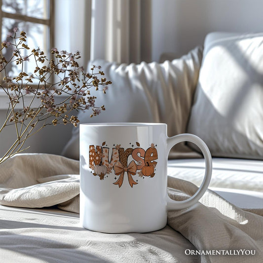 Pumpkin Nurse Ceramic Mug