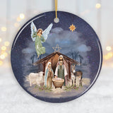 Jesus and Mary Nativity Christmas Ornament