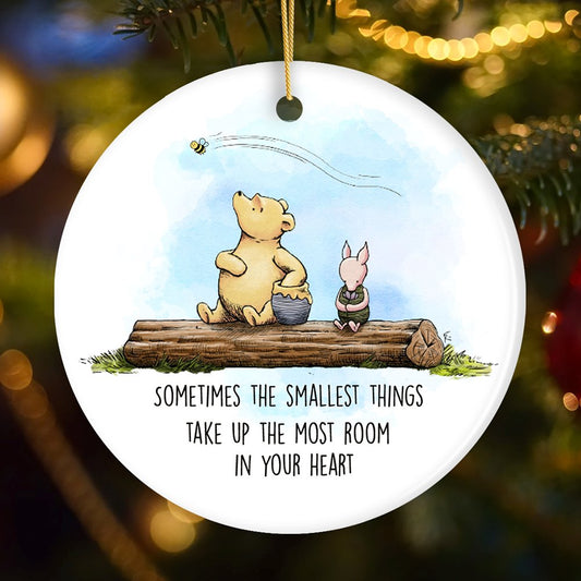 Pooh Bear Ceramic Ornament