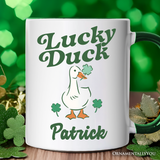 Lucky Duck St Patricks Day Mug