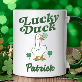 Lucky Duck St Patricks Day Mug