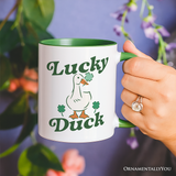 Lucky Duck St Patricks Day Mug