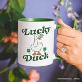 Lucky Duck St Patricks Day Mug