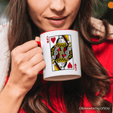 Queen Of Hearts Ceramic Mug