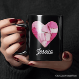 Patchwork Heart Valentine Mug