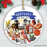 Kentucky State Ornament