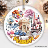 Ceramic Paris Ornament
