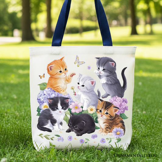 Baby Cats Canvas Tote Bag