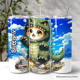Kawaii Cat Kaiju City Destroyer 20oz Tumbler