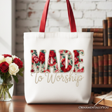 Made To Worship Canvas Tote Bag